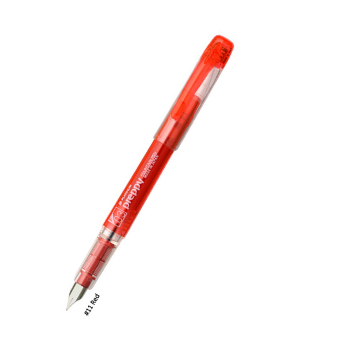 PLATINUM - Preppy - Fountain Pen - Red - 0.5 Medium Nib – Buchan's  Kerrisdale Stationery