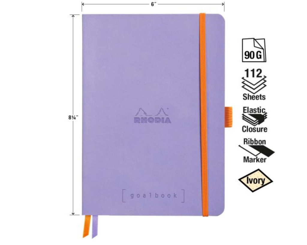 Rhodia Goalbooks Softcover Dot Grid Ivory Paper - IRIS