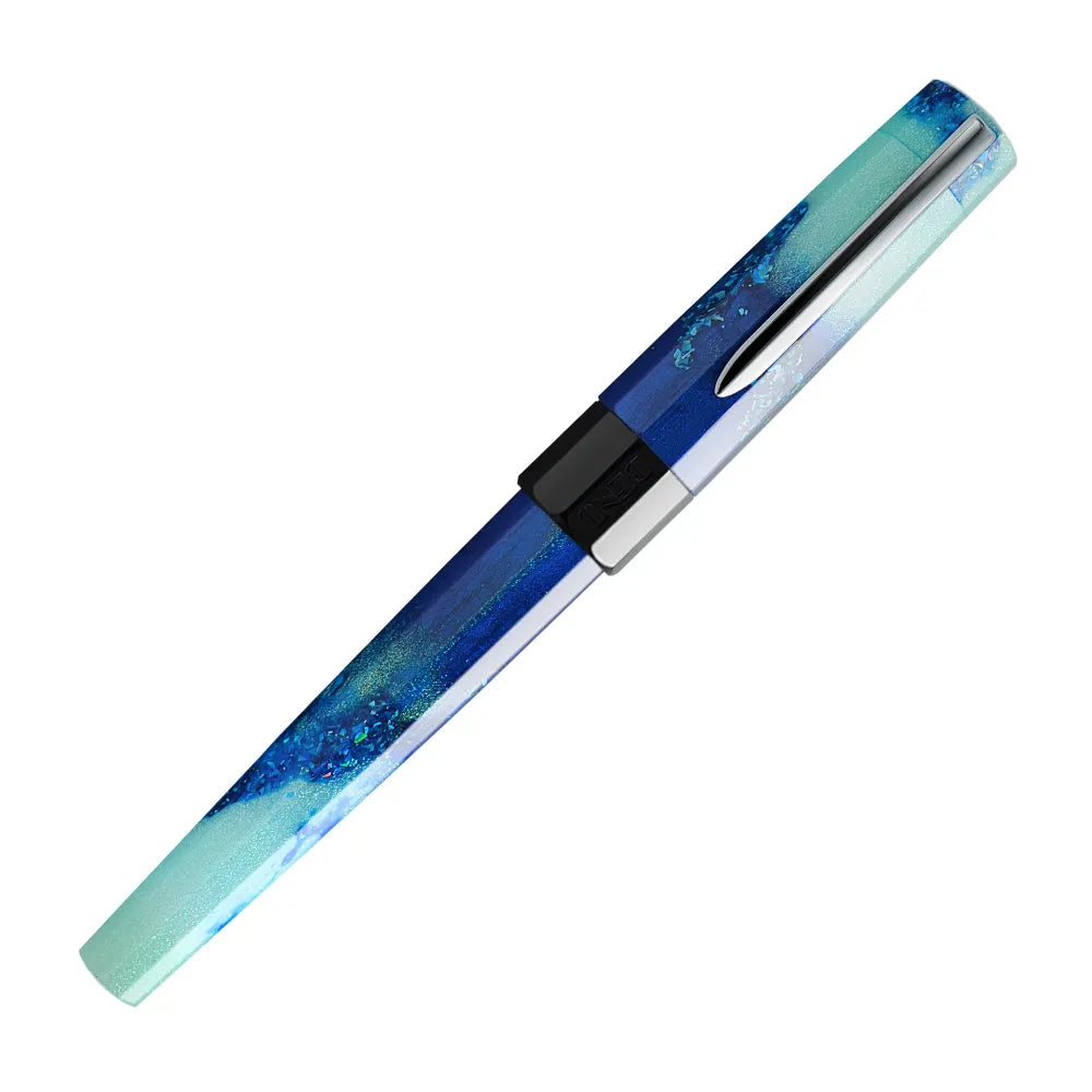 Benu Euphoria Big Wave Fountain Pen with Converter and Gift Box Medium Nib