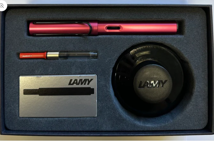 LAMY Al- Star Fiery Fountain pen Gift Set with Ink bottle- Special  Edition