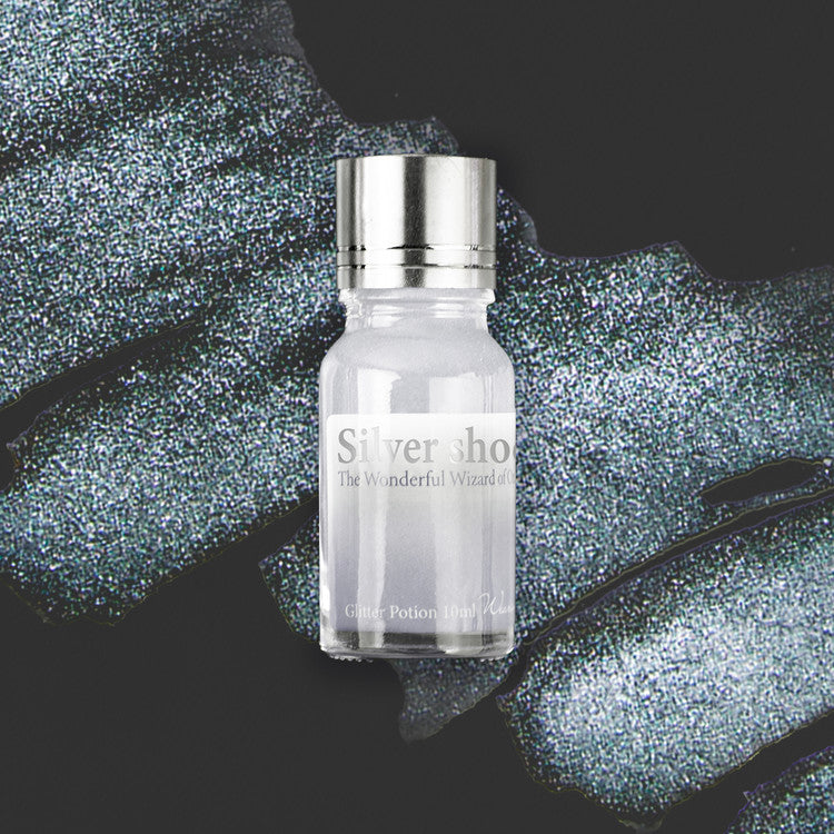 Wearingeul Fountain Pen ink -Silver Shoes (Wizard of Oz) Glitter Potion 10ml