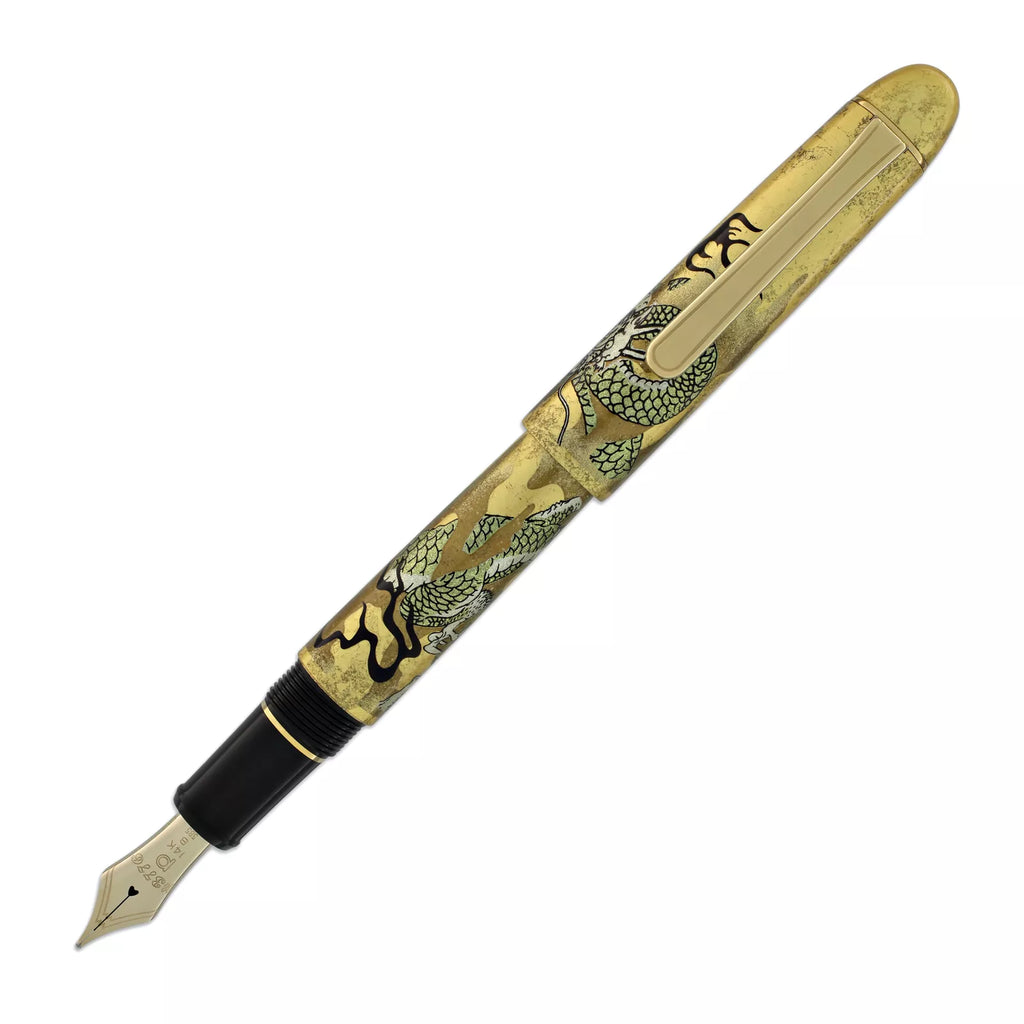 Platinum Kanazawa-haku Fountain Pen in Ascending Dragon - 14K Gold