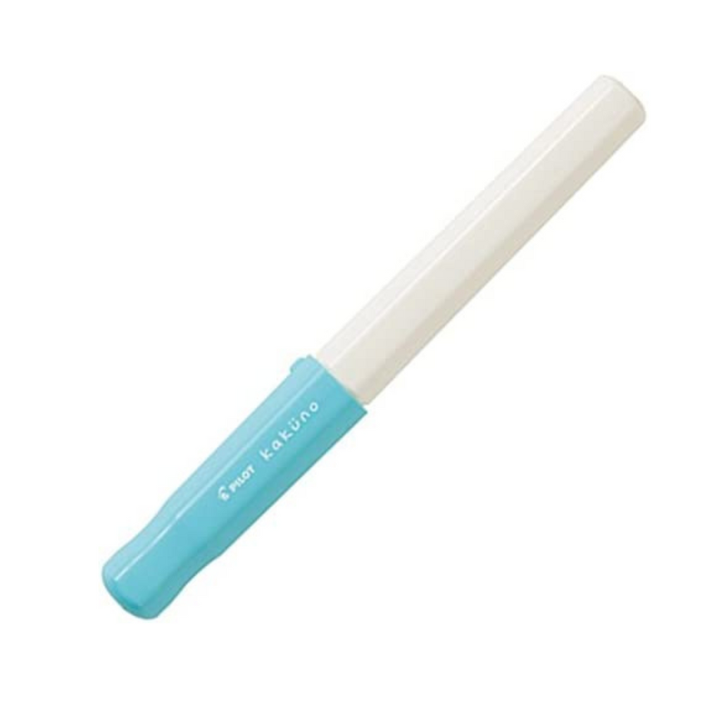 Pilot Kakuno White and Turquoise Fountain Pen, Pen Place