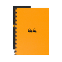 Rhodia 4 Color Book, 9 x 11.75, Orange 