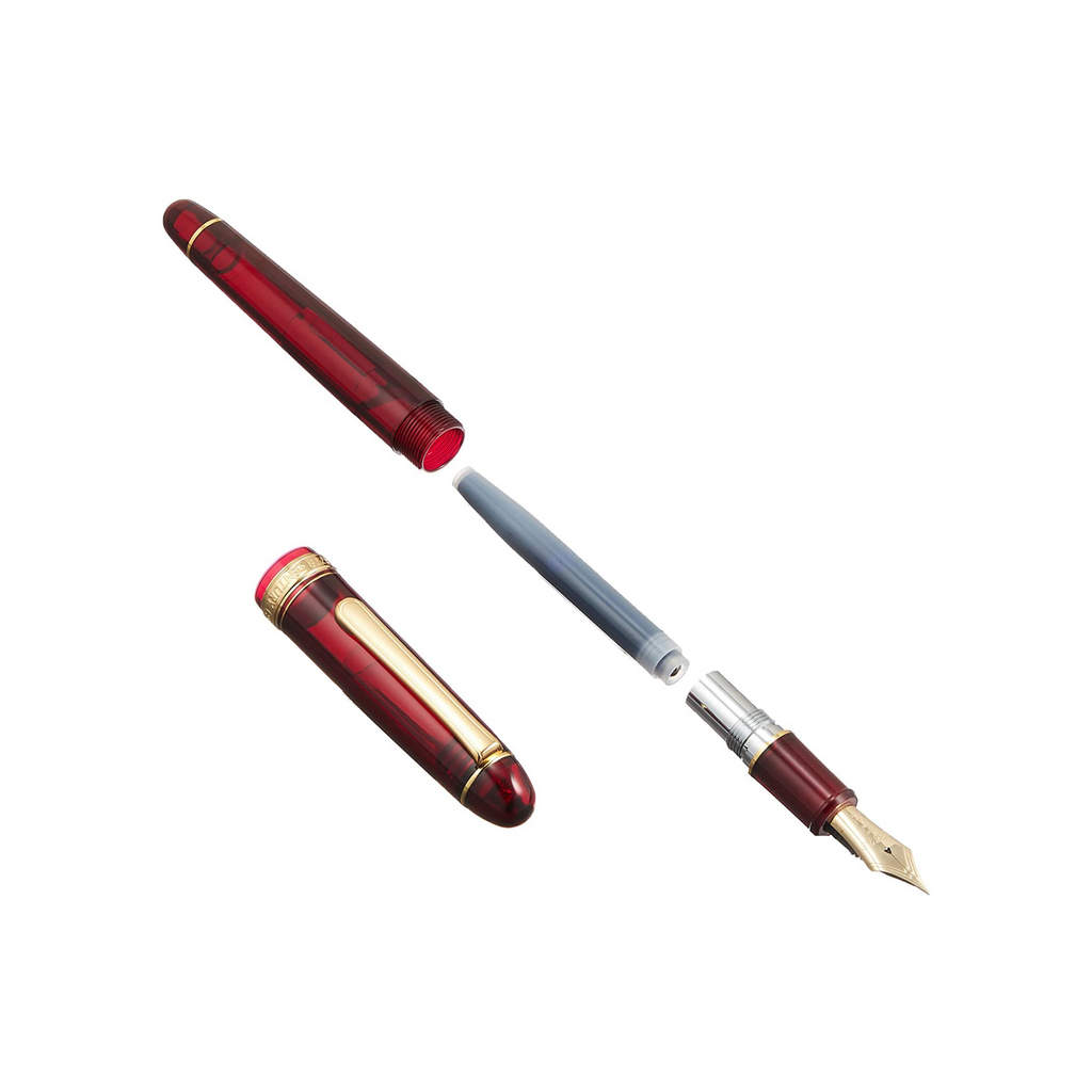 Platinum Fountain Pen #3776 Century ( Bourgogne, Deep Red) with