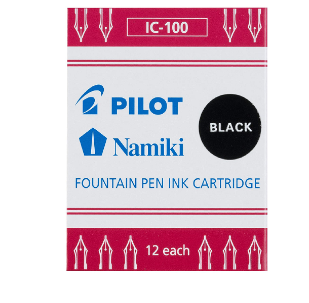 PILOT Namiki IC100 Fountain Pen Ink Cartridges-Black