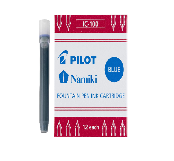 PILOT Namiki IC100 Fountain Pen Ink Cartridges-Blue